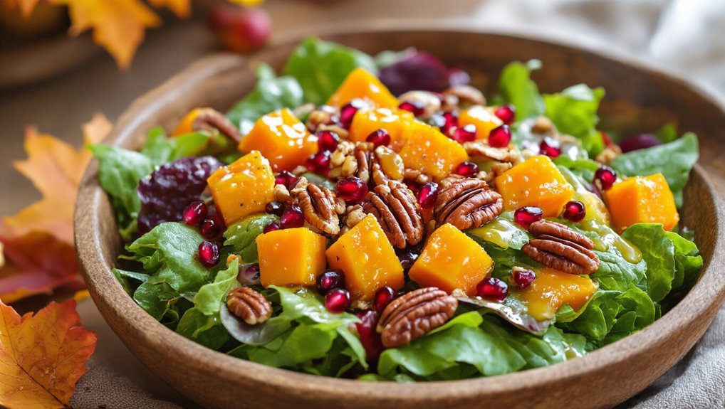harvest salad with fruits