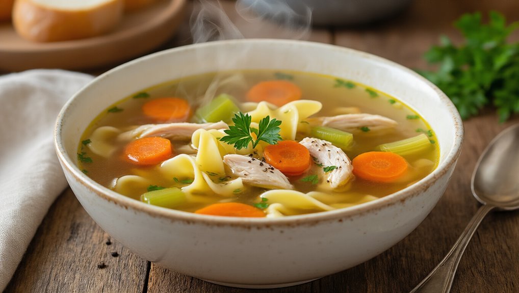 hearty chicken noodle soup