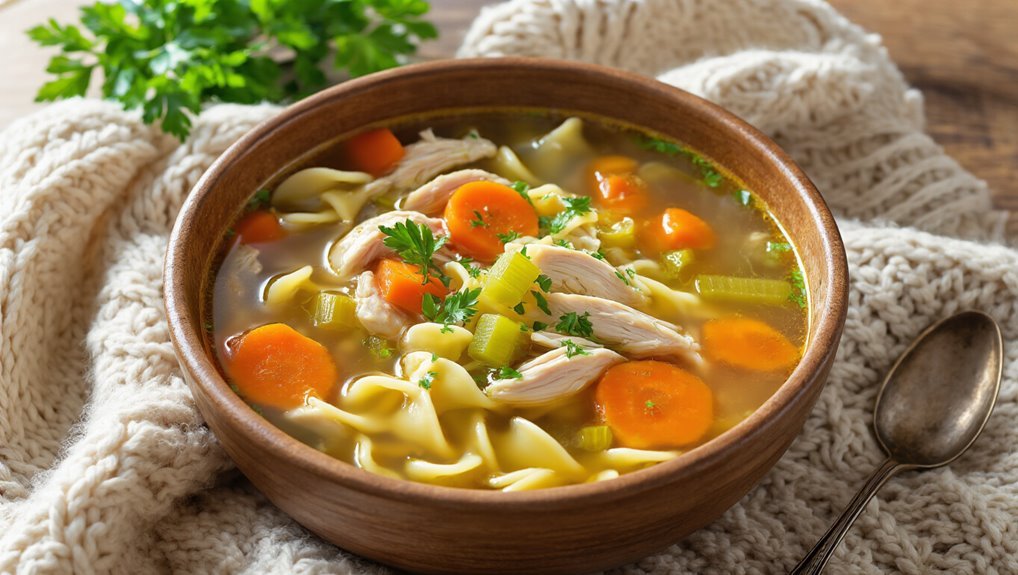 hearty chicken noodle soup