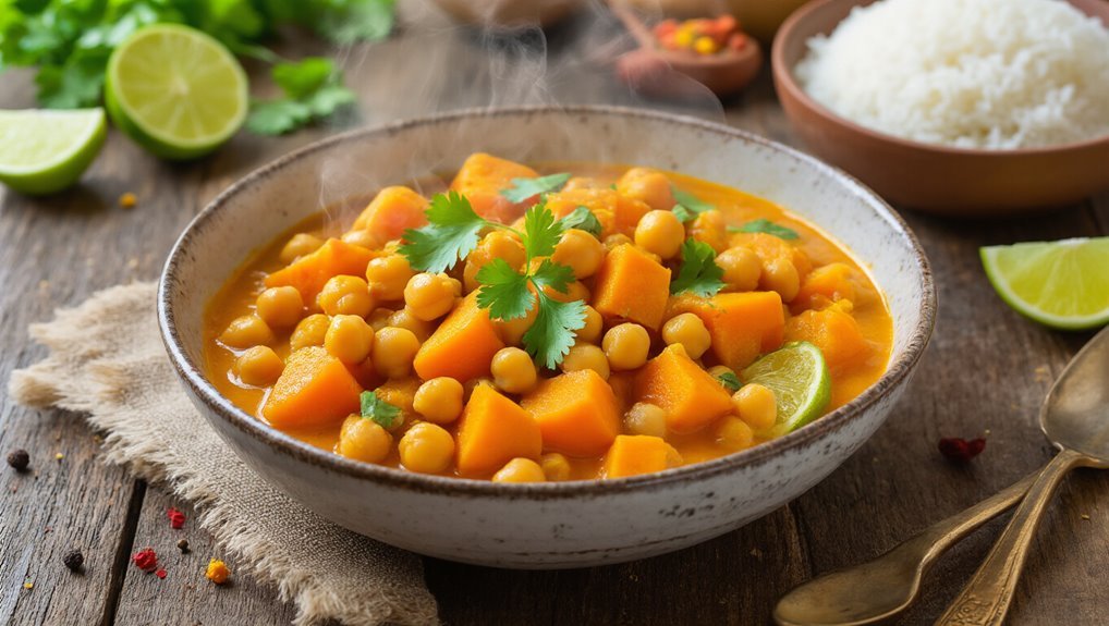 hearty sweet potato curry