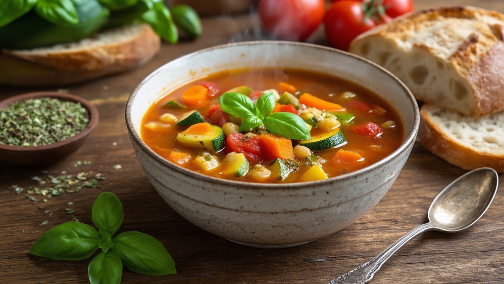 hearty vegetable bean soup