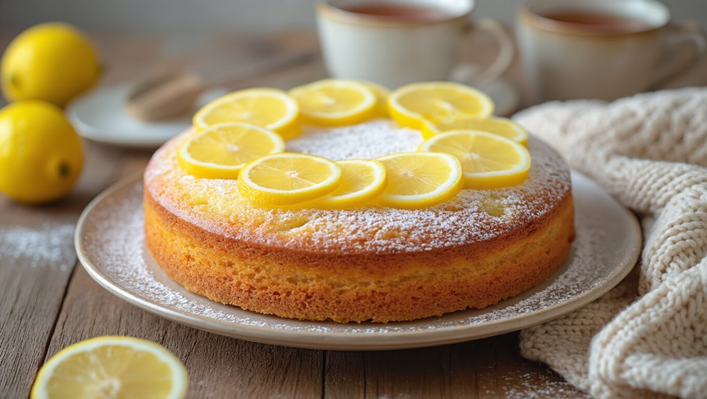 lemon cake with five ingredients