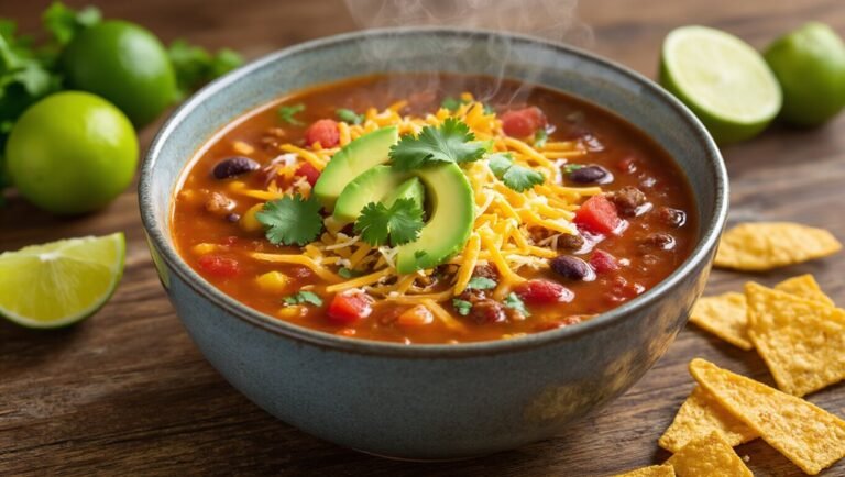 low carb taco soup recipe