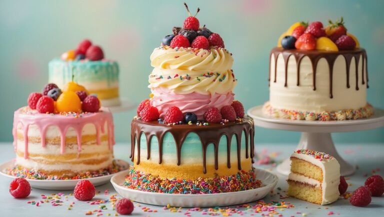messy yet delicious cakes