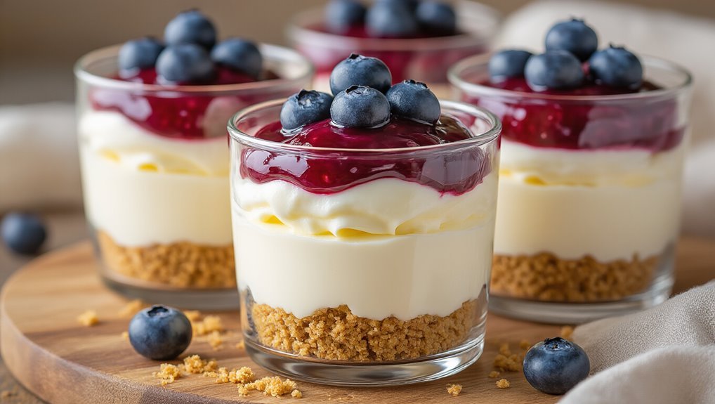 no bake cheesecake cups recipe