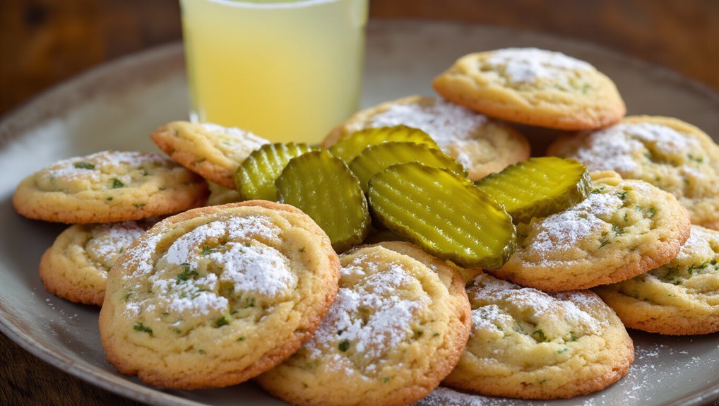 pickle infused sweet cookies