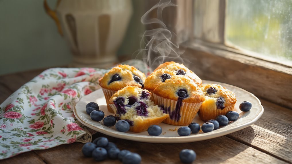 quick and easy blueberry muffins