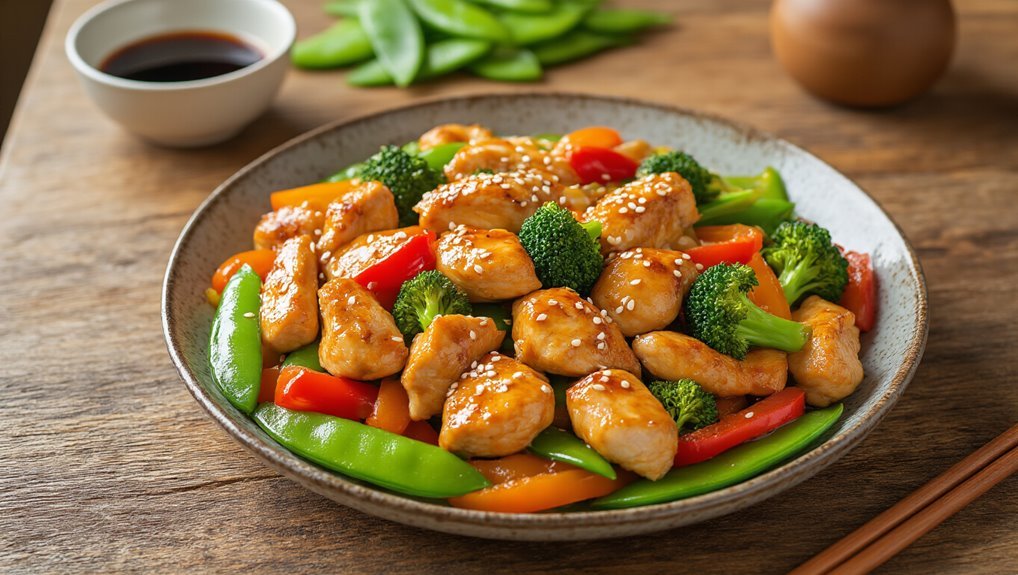 quick chicken vegetable stir fry