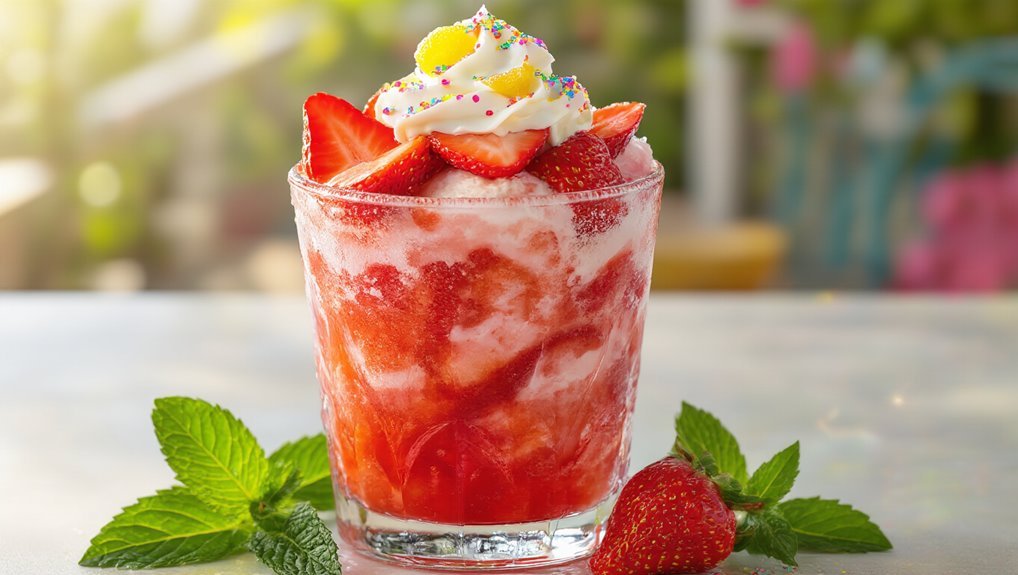 refreshing berry citrus float