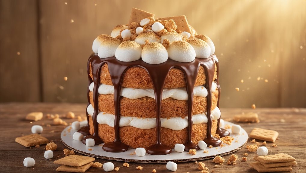 s mores cake with chicken