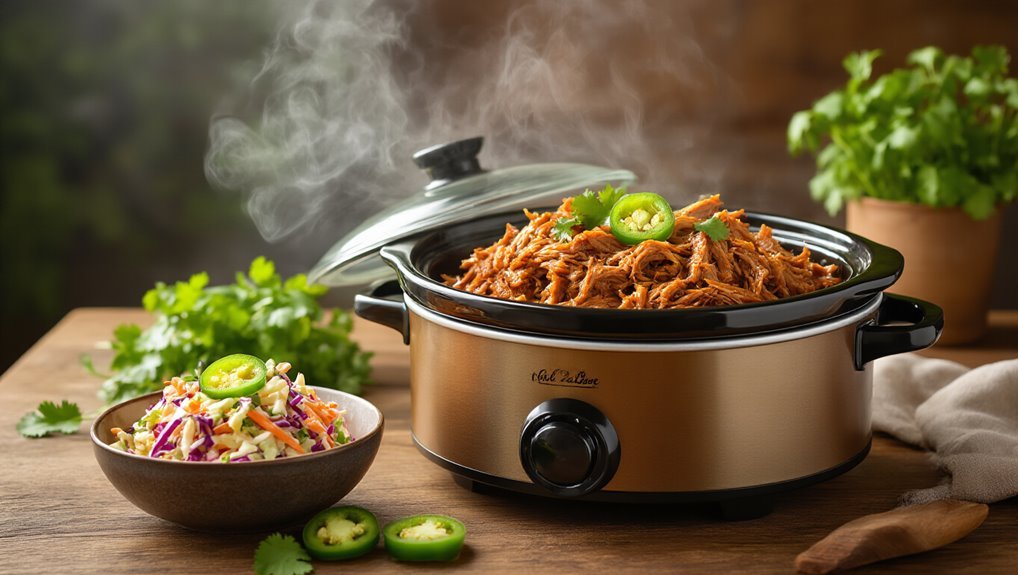 savory slow cooked pulled pork