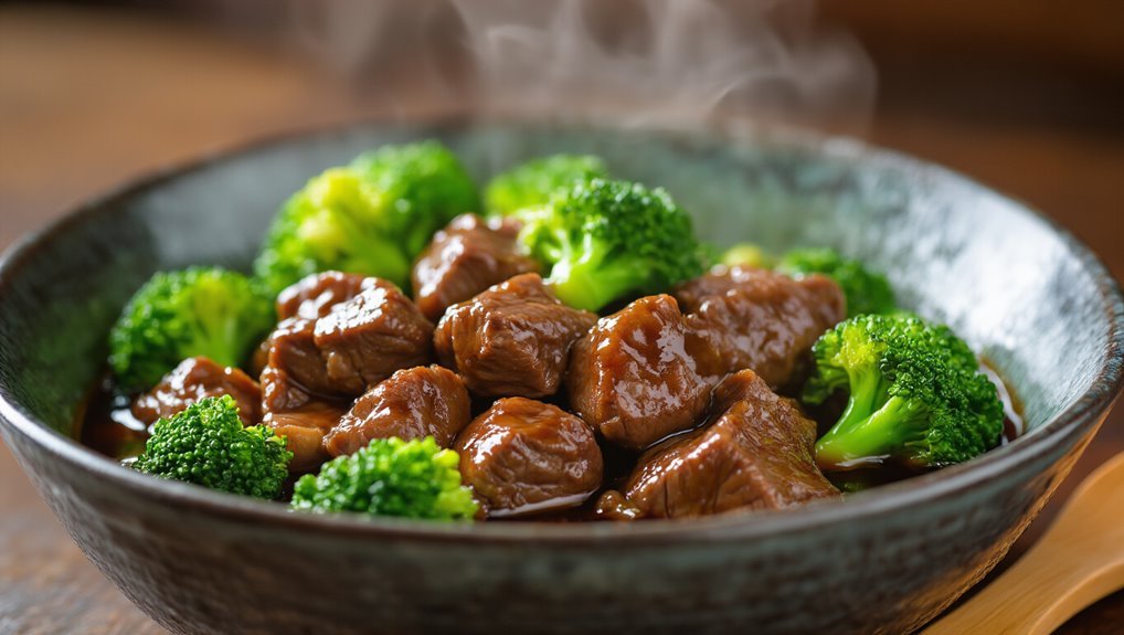 slow cooker beef broccoli