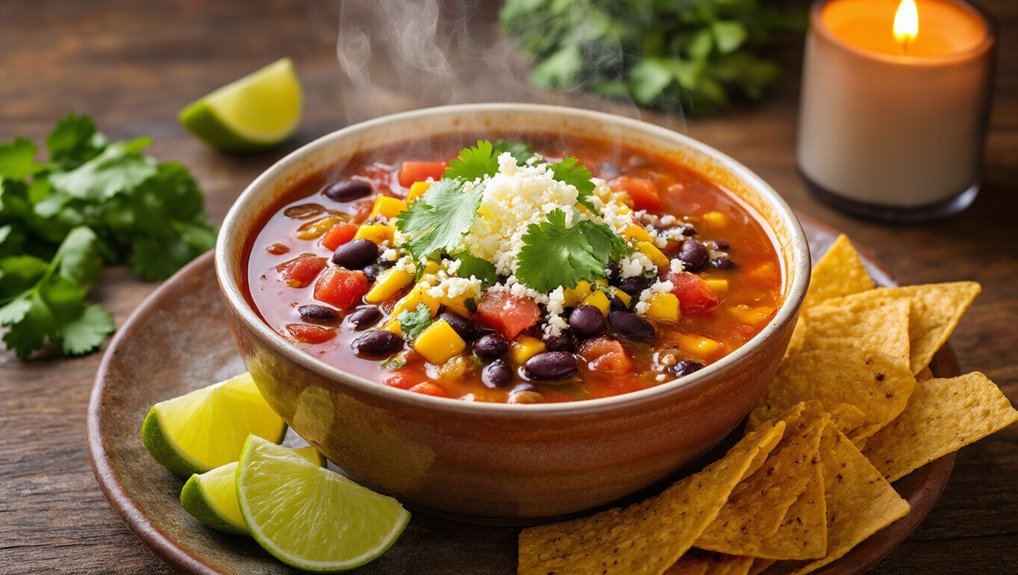 slow cooker taco soup