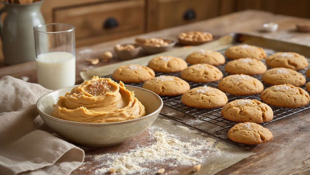 soft chewy peanut butter cookies