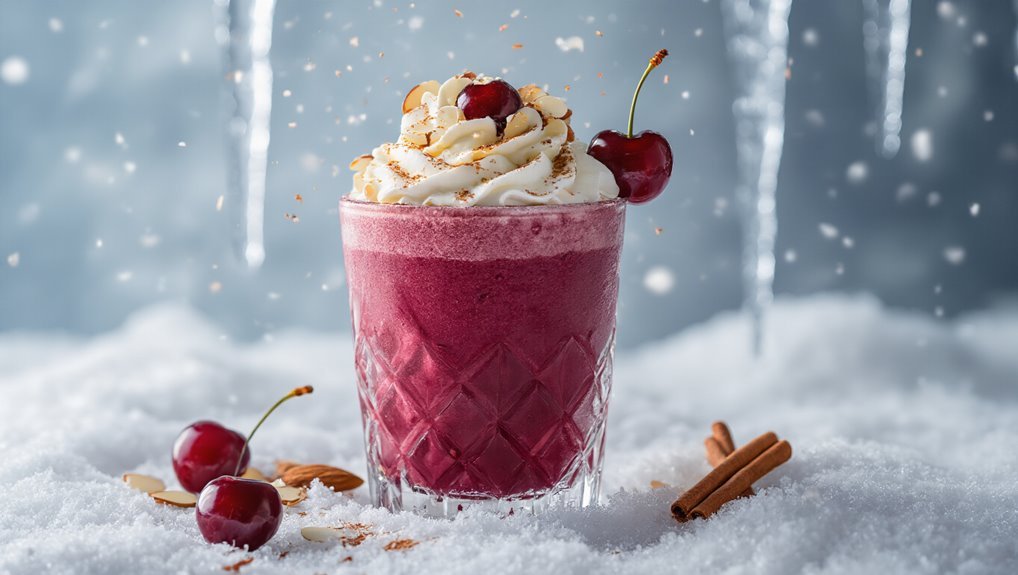 spiced cherry almond shake