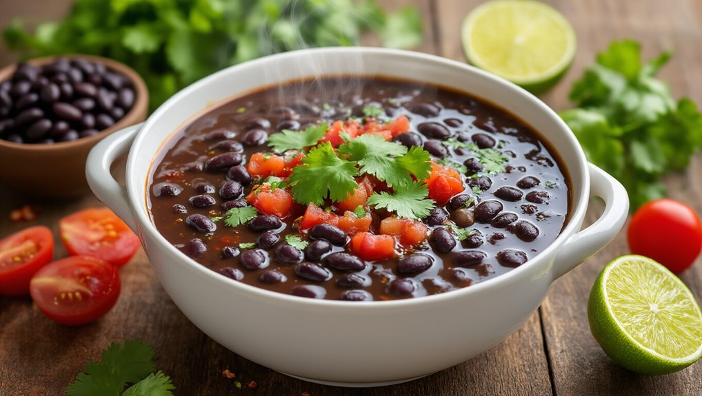 spicy black bean soup