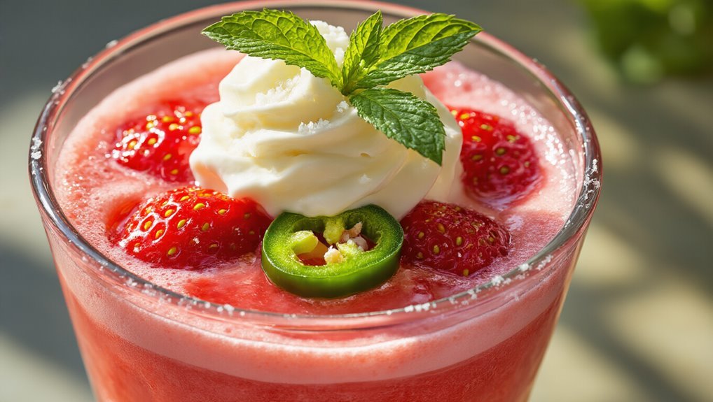 spicy sweet creamy float