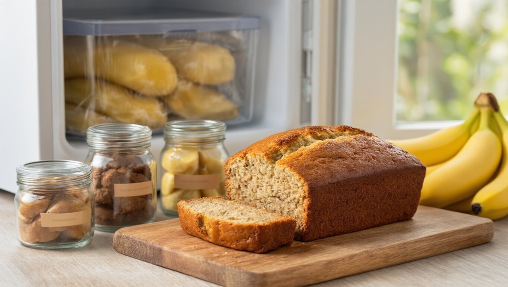 store and freeze banana bread