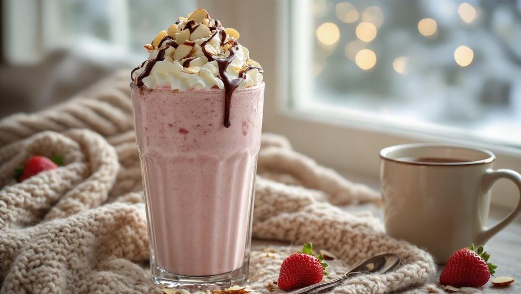 strawberry almond coconut shake