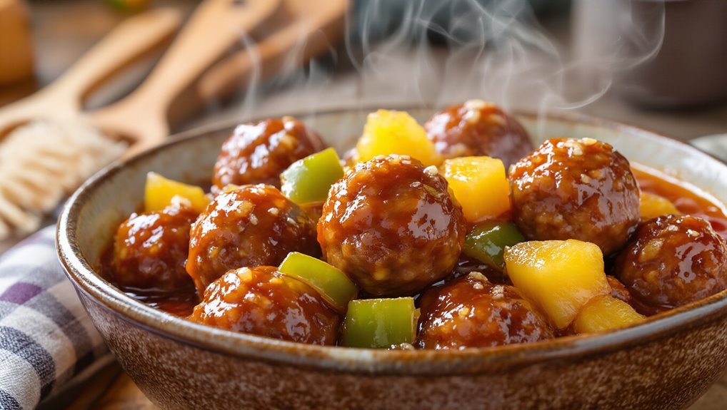sweet and sour meatballs
