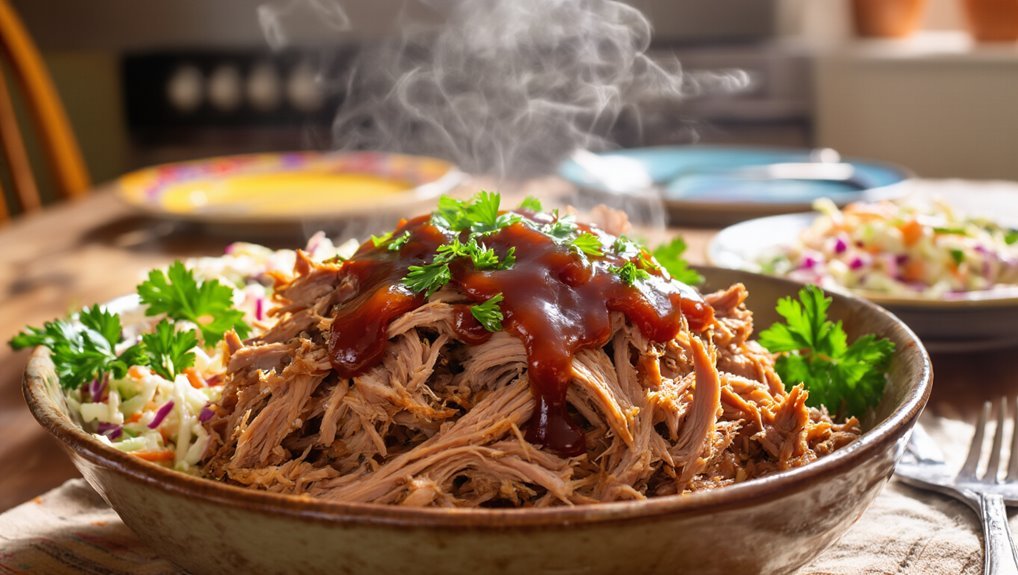 sweet and tangy pulled pork