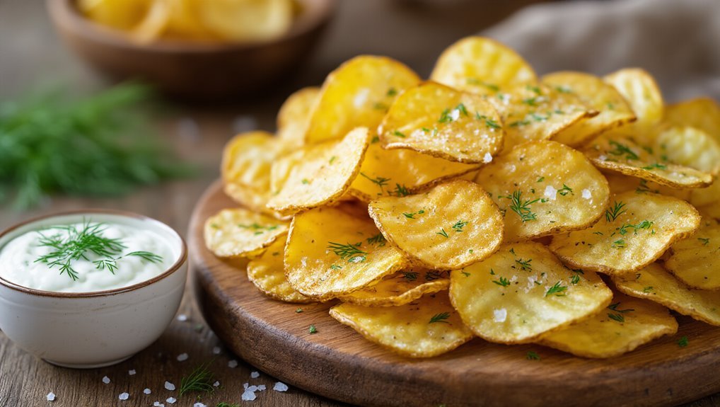 tangy pickle potato chips