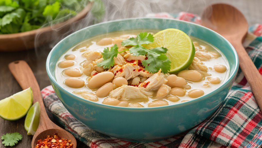 toppings enhance white chicken chili