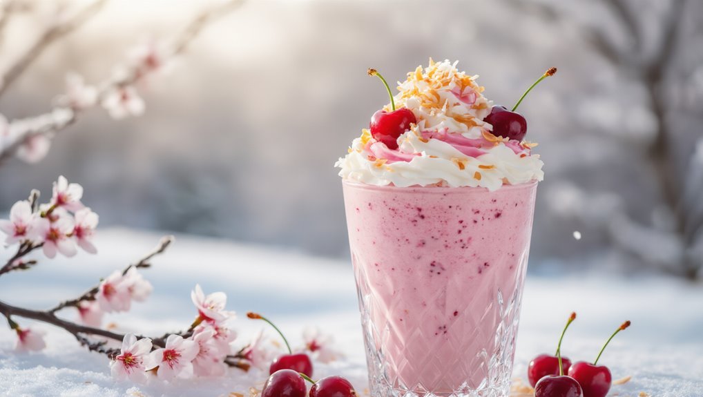tropical cherry coconut shake