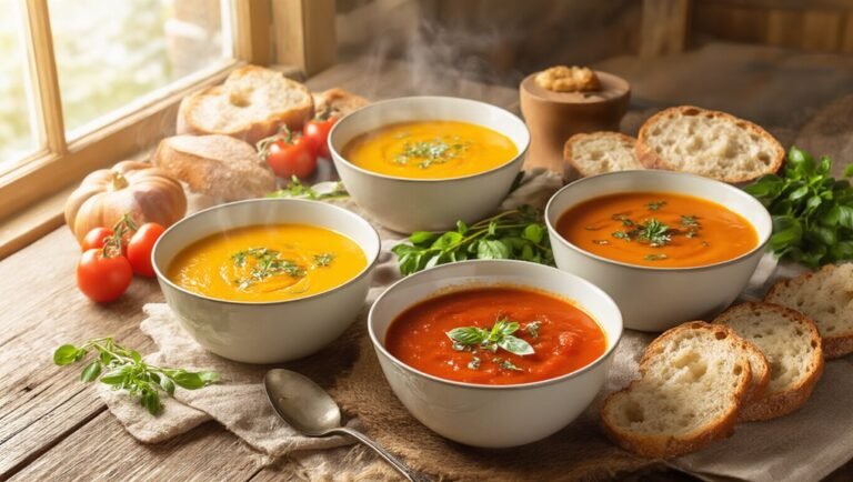 warm and comforting soups