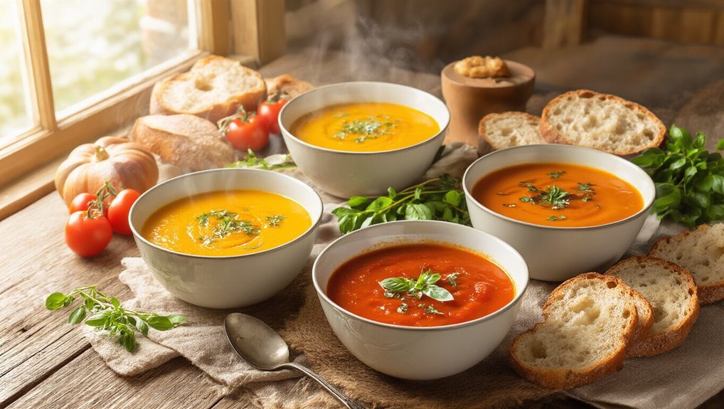 warm and comforting soups