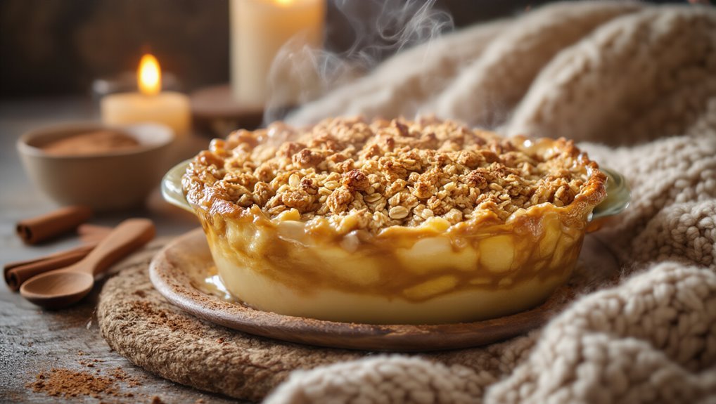 warm apple crisp delight