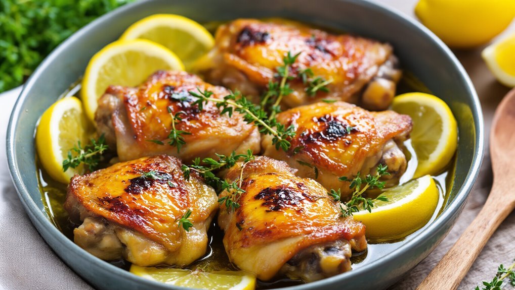 zesty chicken with garlic