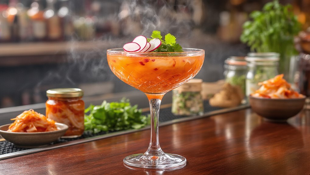 savory kimchi martini recipe