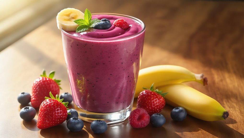 berry banana protein delight