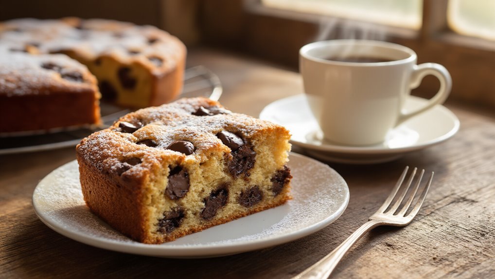 chocolatey moist coffee cake