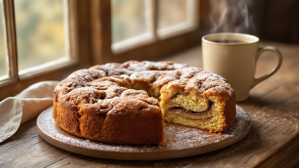 cinnamon sugar coffee cake delight