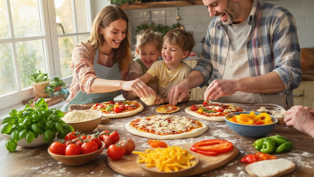 creative family pizza night