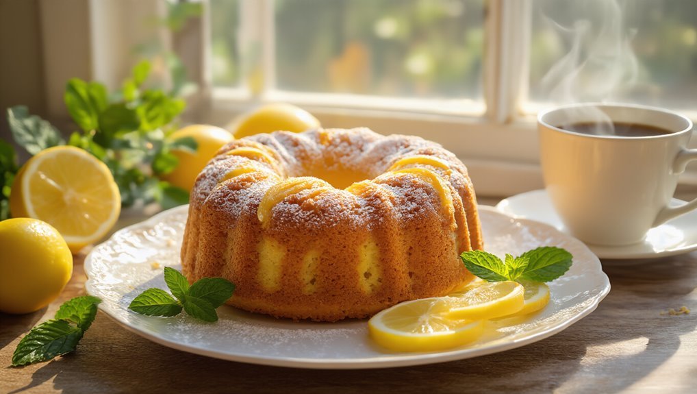 lemon infused morning coffee cake