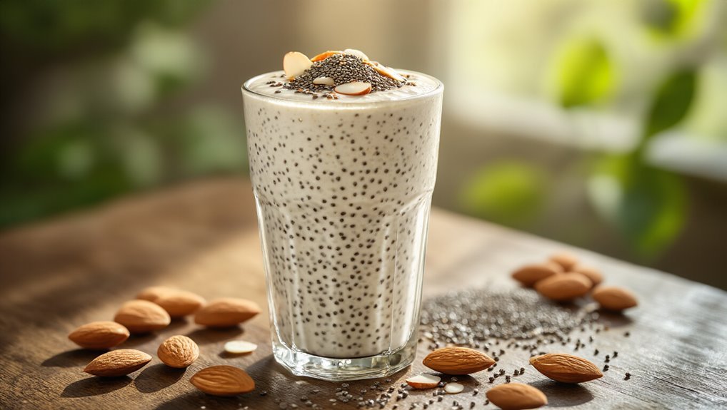 nutritious vanilla almond smoothie