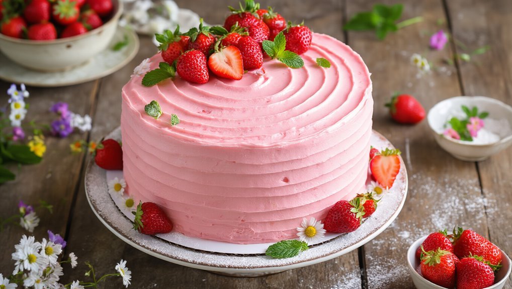 strawberry cake decorating ideas