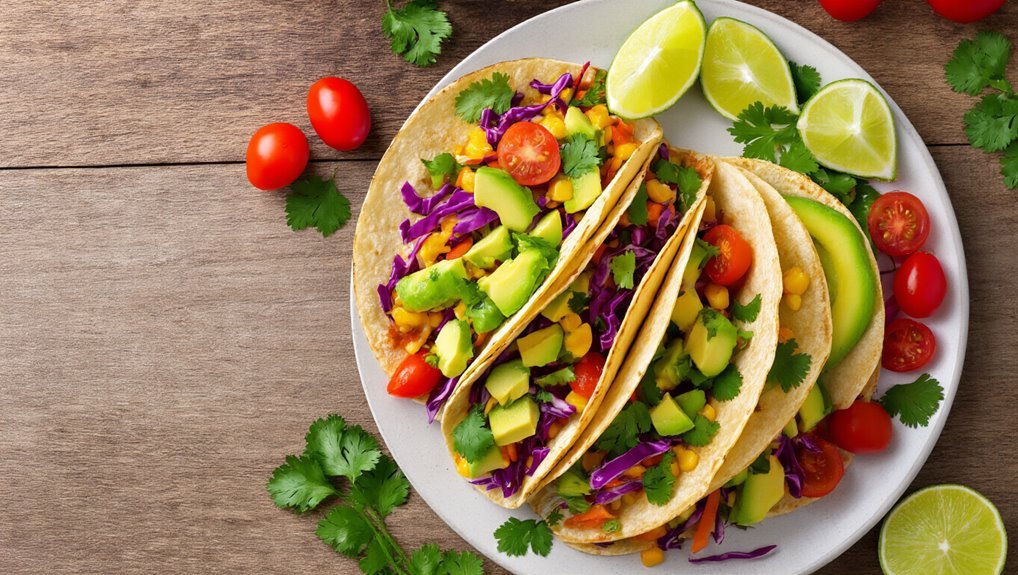 veggie packed tacos in minutes